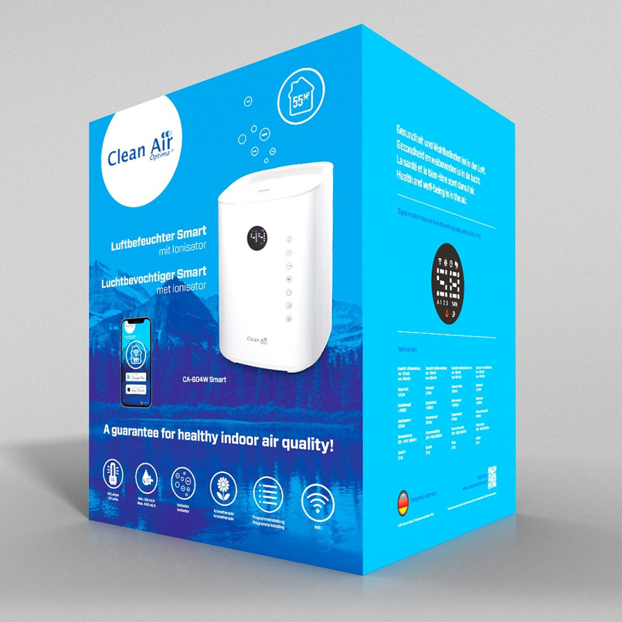 Clean Air Optima® CA-604 Smart Luftbefeuchter